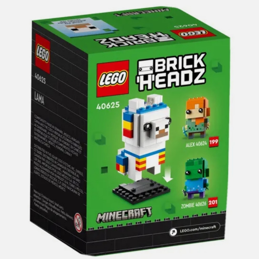 New Sealed/mint LEGO BRICKHEADZ: Llama (40625) MINECRAFT!!!
